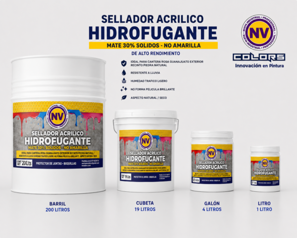SELLADOR ACRILICO HIDROFUGANTE MATE